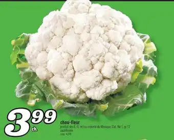 Marché Richelieu CHOU-FLEUR | CAULIFLOWER offer