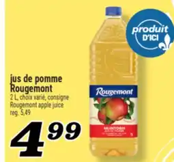 Marché Richelieu JUS DE POMME ROUGEMONT | ROUGEMONT APPLE JUICE offer