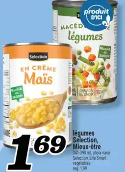 Marché Richelieu LÉGUMES SELECTION, MIEUX‑ÊTRE | SELECTION, LIFE SMART VEGETABLES offer