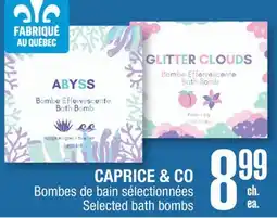 Jean Coutu CAPRICE & CO Selected Bath Bombs offer