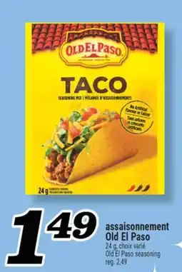 Marché Richelieu assaisonnement Old El Paso | Old El Paso seasoning offer