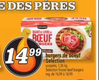 Marché Richelieu BURGERS DE BOEUF SELECTION | SELECTION FROZEN BEEF BURGERS offer
