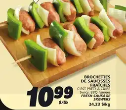 IGA C'EST PRÊT! À CUIRE FRESH SAUSAGE SKEWERS offer
