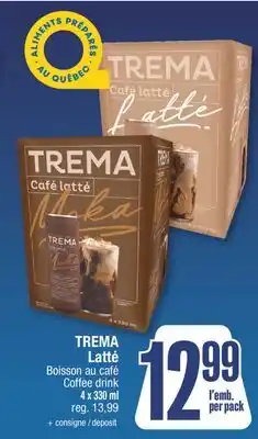 Jean Coutu TREMA Coffee drink offer