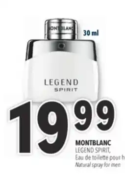 Familiprix MONTBLANC, LEGEND SPIRIT, Natural spray for men, 30 ml offer