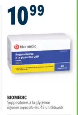 Familiprix BIOMEDIC Glycerin suppositories, 48 units offer