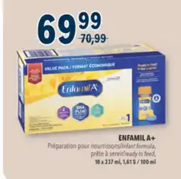 Familiprix ENFAMIL A+, Infant formula, ready to feed, 18 x 237 ml offer