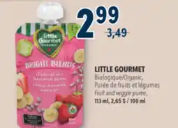 Familiprix LITTLE GOURMET, Organic, Fruit and veggie puree, 113 ml offer