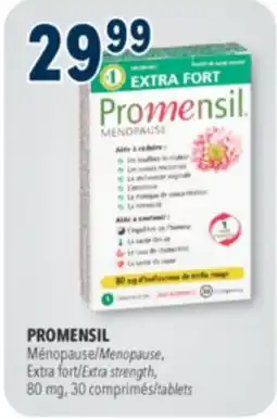 Familiprix PROMENSIL, Menopause, Extra fort Extra strength, 80 mg, 30 tablets offer