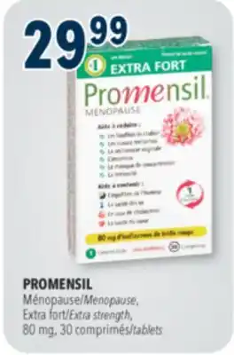 Familiprix PROMENSIL, Menopause, Extra fort Extra strength, 80 mg, 30 tablets offer