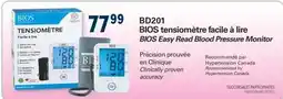 Familiprix BIOS Easy Read Blood Pressure Monitor offer