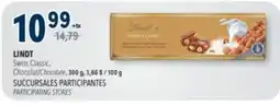 Familiprix LINDT, Swiss Classic, Chocolate, 300 g offer