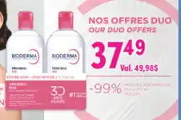 Familiprix BIODERMA, Micellar water duo, 2 x 500 ml offer