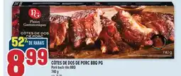 Marché Adonis CÔTES DE DOS DE PORC BBQ PG | PORK BACK RIBS BBQ offer
