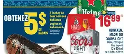 Marché Adonis HEINEKEN, MADRI OU COORS LIGHT Bière | Beer offer