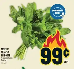 Marché Adonis MENTHE FRAÎCHE EN BOTTE | FRESH MINT BUNCH offer