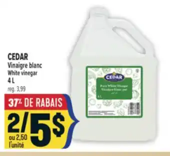 Marché Adonis CEDAR VINAIGRE BLANC | CEDAR WHITE VINEGAR offer