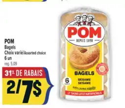 Marché Adonis POM BAGELS offer