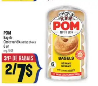 Marché Adonis POM BAGELS offer