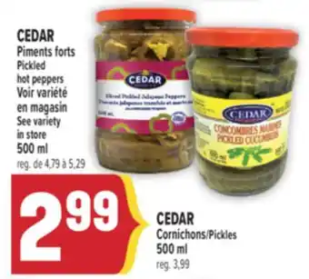 Marché Adonis CEDAR Piments forts | Pickled hot peppers offer