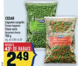 Marché Adonis CEDAR Légumes surgelés | Frozen legumes offer