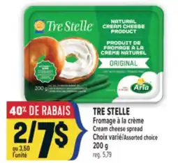 Marché Adonis TRE STELLE FROMAGE À LA CRÈME | TRE STELLE CREAM CHEESE SPREAD offer