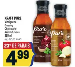 Marché Adonis KRAFT PURE VINAIGRETTE | KRAFT PURE DRESSING offer