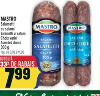 Marché Adonis MASTRO SALAMETTI OU SALAMI | MASTRO SALAMETTI OR SALAMI offer