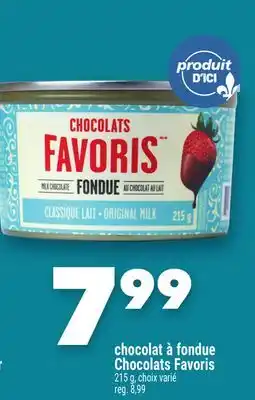 Marche Ami CHOCOLAT À FONDUE CHOCOLATS FAVORIS offer