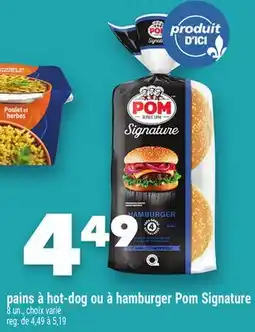 Marche Ami PAINS À HOT‑DOG OU À HAMBURGER POM SIGNATURE offer