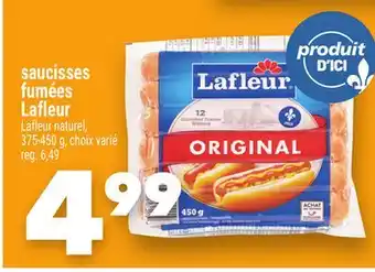 Marche Ami SAUCISSES FUMÉES LAFLEUR offer