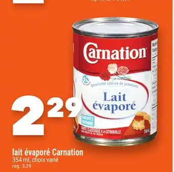Marche Ami LAIT ÉVAPORÉ CARNATION offer
