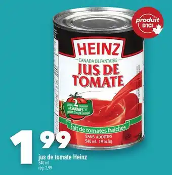Marche Ami JUS DE TOMATE HEINZ offer