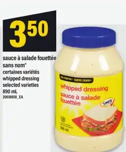 Maxi SAUCE À SALADE FOUETTÉE SANS NOM | WHIPPED DRESSING, 890 ML offer