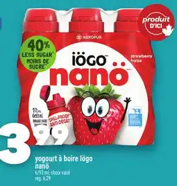 Marche Ami yogourt à boire Iögo nanö offer