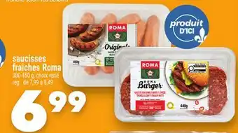 Marche Ami saucisses fraîches Roma offer
