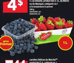 Maxi FRAISES, 1 L OU BLEUETS, 340 G offer