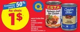 Maxi SAUCE CORDON BLEU OU ESTA | SAUCE, 284/398 ML offer