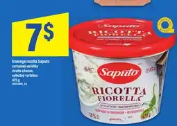 Maxi FROMAGE RICOTTA SAPUTO | RICOTTA CHEESE, 475 G offer