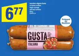 Maxi SAUCISSE VÉGANE GUSTA | VEGAN SAUSAGE, 350 G offer