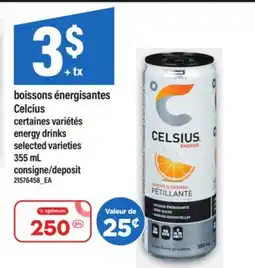 Maxi BOISSONS ÉNERGISANTES CELCIUS | ENERGY DRINKS, 355 ML offer
