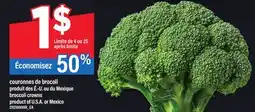 Maxi COURONNES DE BROCOLI | BROCCOLI CROWNS offer