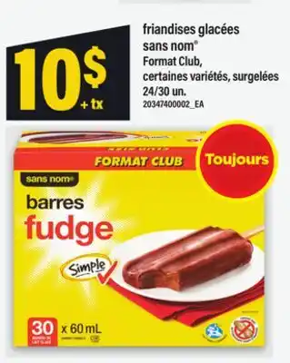 Maxi FRIANDISES GLACÉES SANS NOM | FORMAT CLUB, 24/30 UN offer