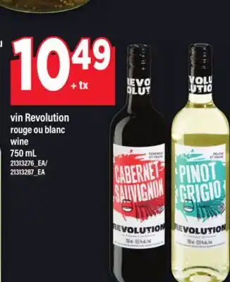 Maxi VIN REVOLUTION ROUGE OU BLANC | WINE, 750 mL offer