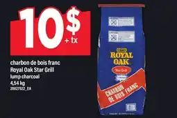 Maxi CHARBON DE BOIS FRANC ROYAL OAK | STAR GRILL LUMP CHARCOAL, 4,54 kg offer
