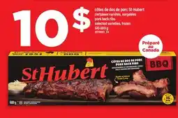 Maxi CÔTES DE DOS DE PORC ST-HUBERT | PORK BACK RIBS, 510-680 g offer