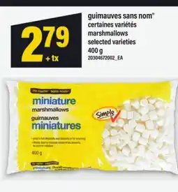 Maxi GUIMAUVES SANS NOM | MARSHMALLOWS, 400 g offer
