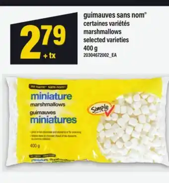 Maxi GUIMAUVES SANS NOM | MARSHMALLOWS, 400 g offer