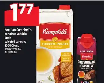 Maxi BOUILLON CAMPBELL'S | BROTH, 250/900 ML offer