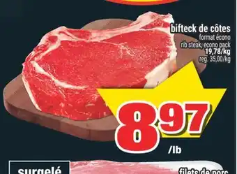 Super C bifteck de côtes | rib steak offer